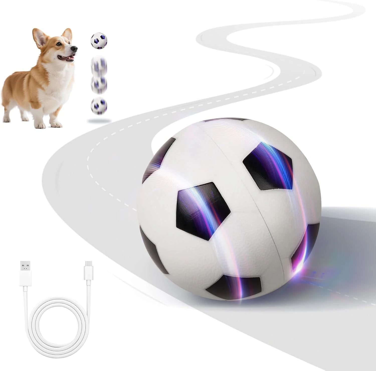 Automatic Football Dog Ball product image