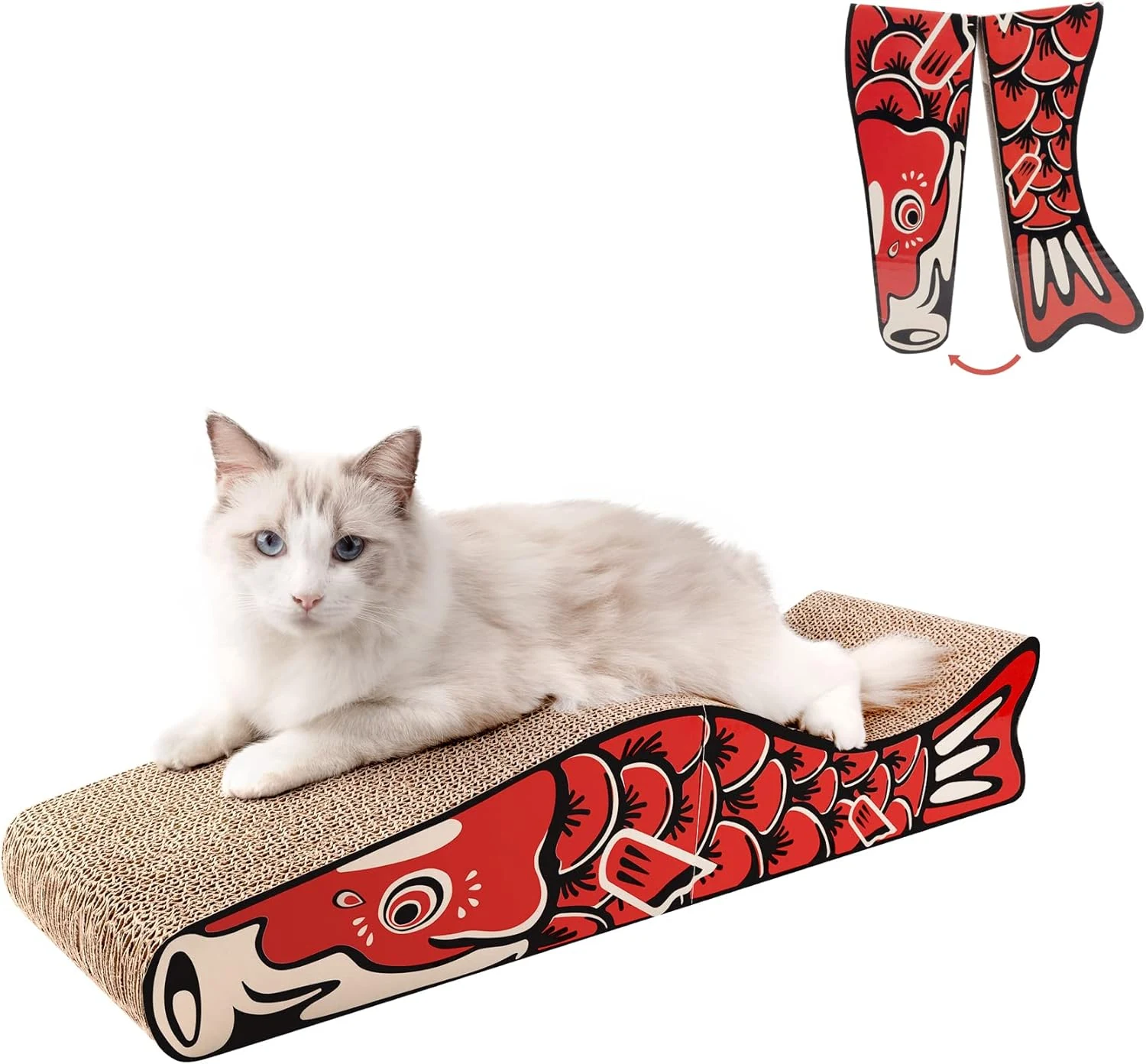 Fish-Shaped Cat Scratcher product image