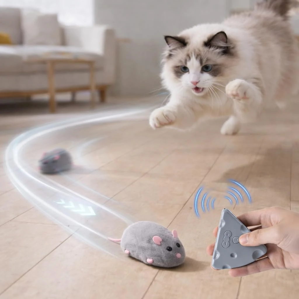 Remote-Control Cat Mouse product image