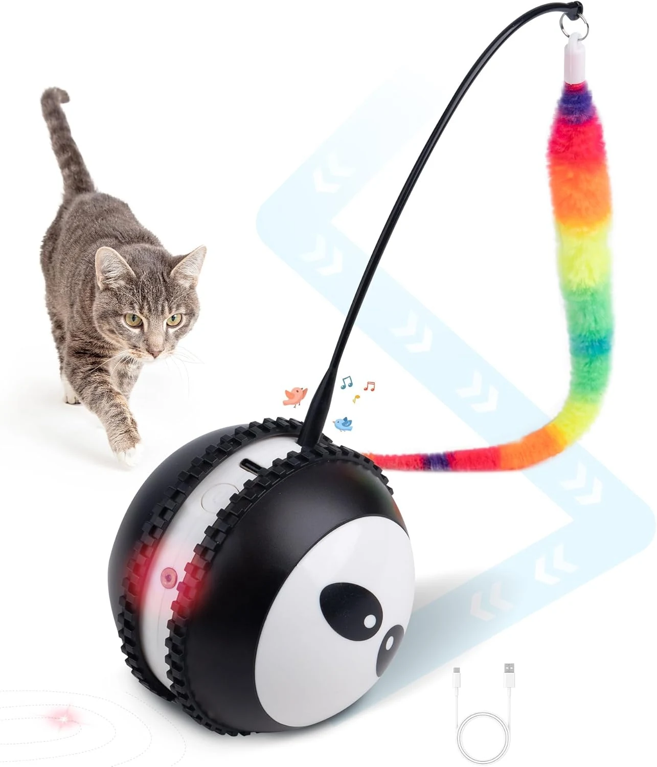Rolling Cat Light and Sound Toy product image